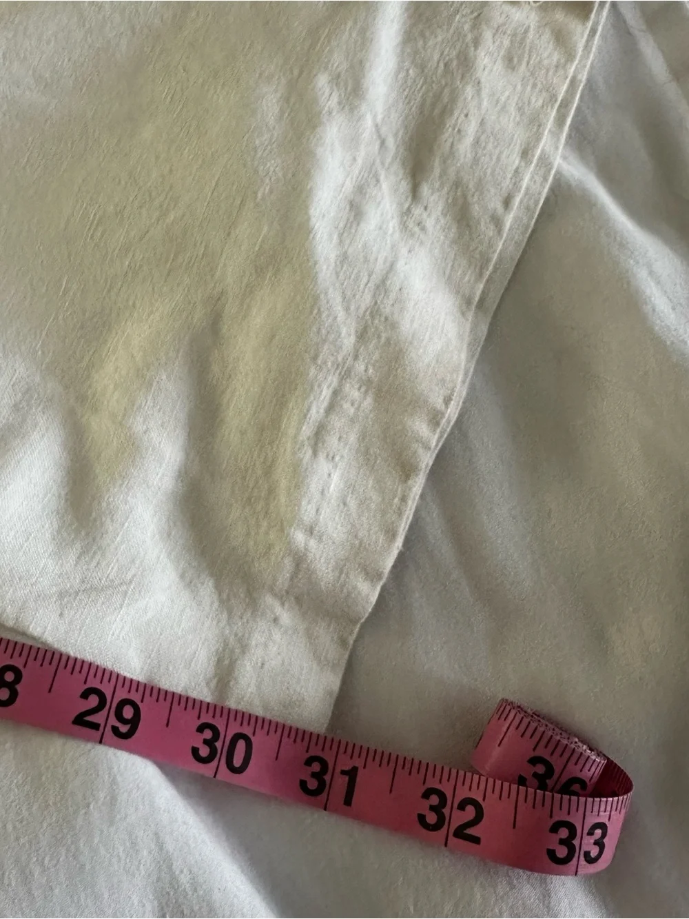 White Linen Blend Dress Pants
